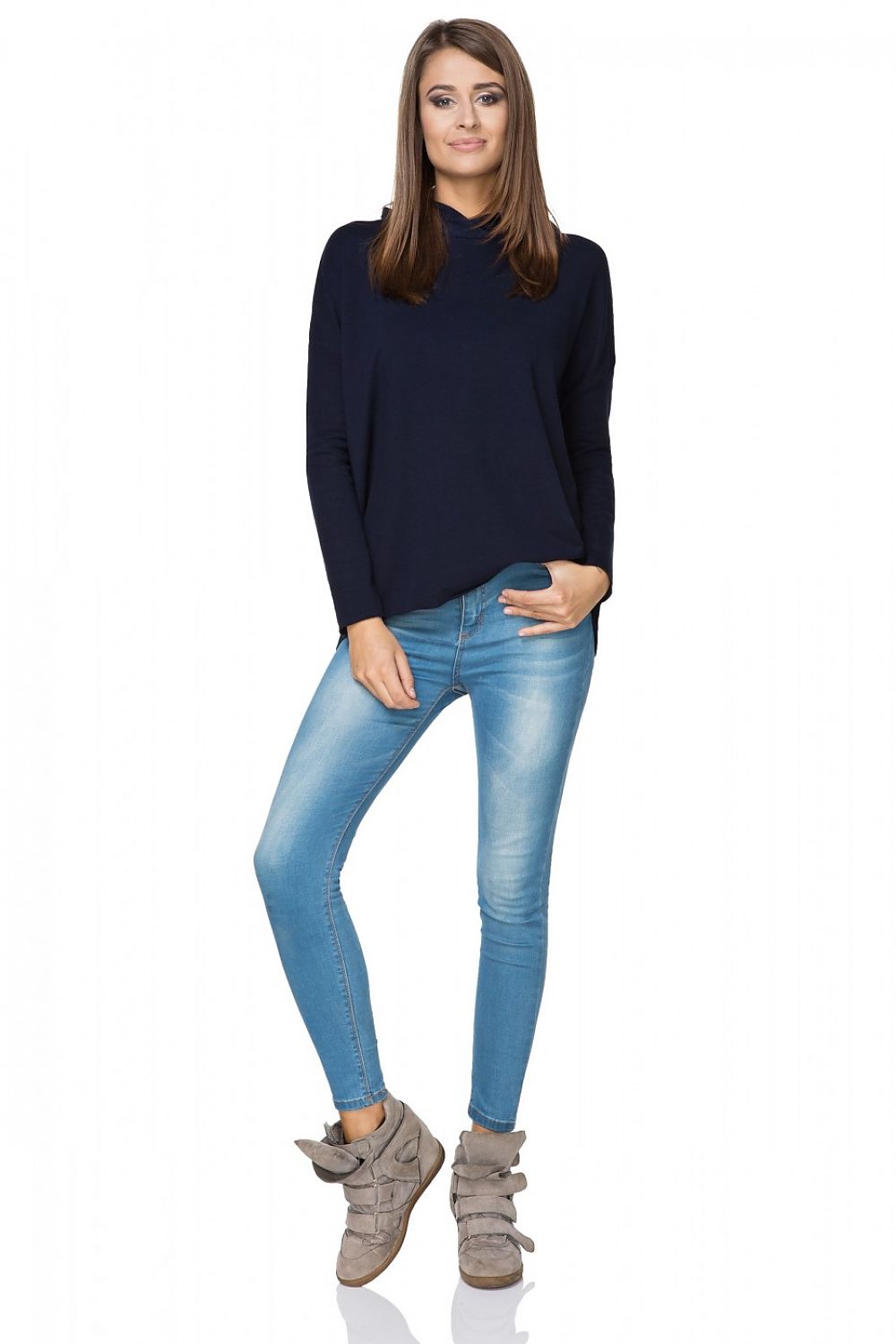  Bluza Damska Model T190/3 Navy - Tessita 