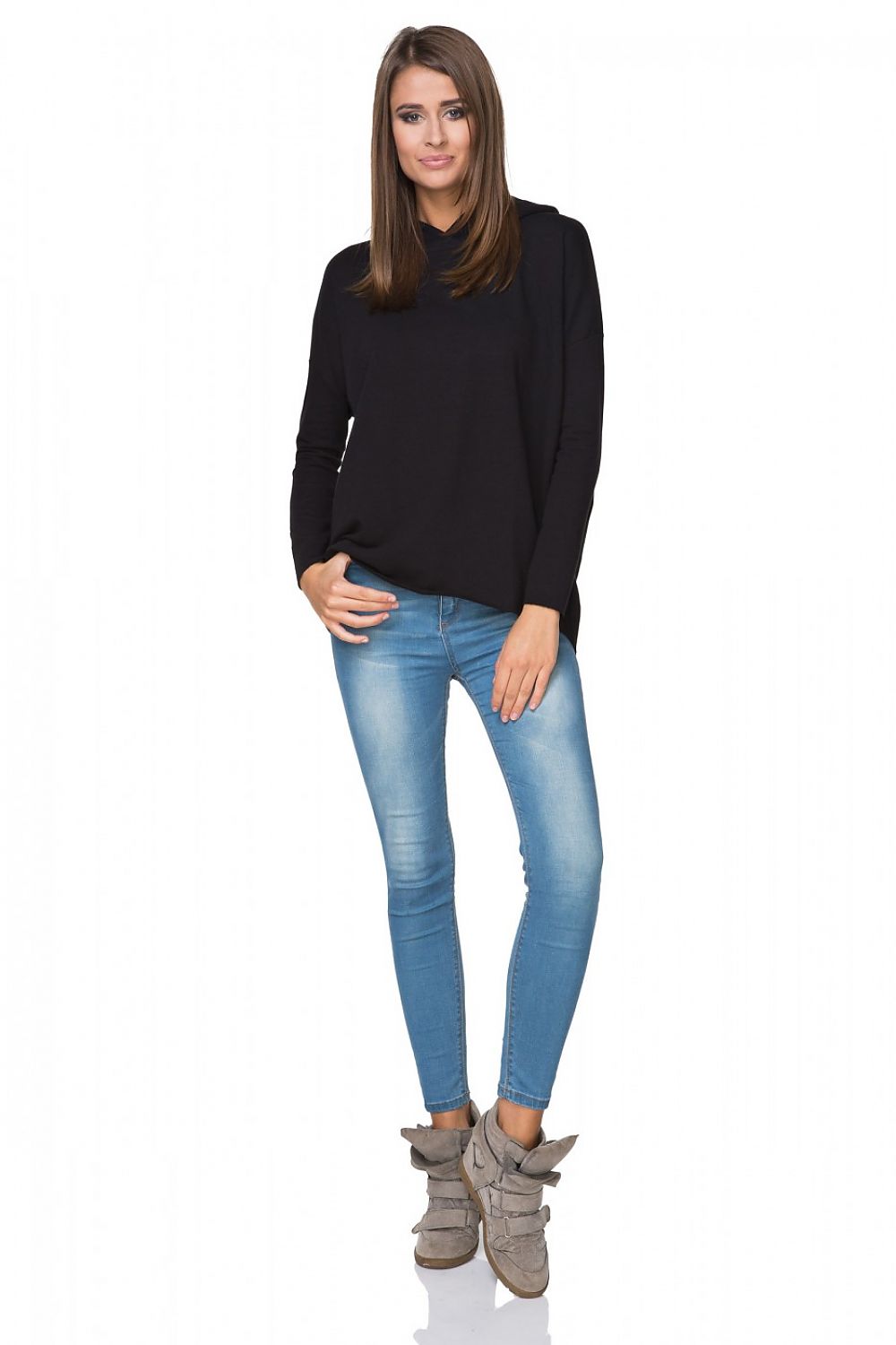   Bluza Damska Model T190/1 Black - Tessita 