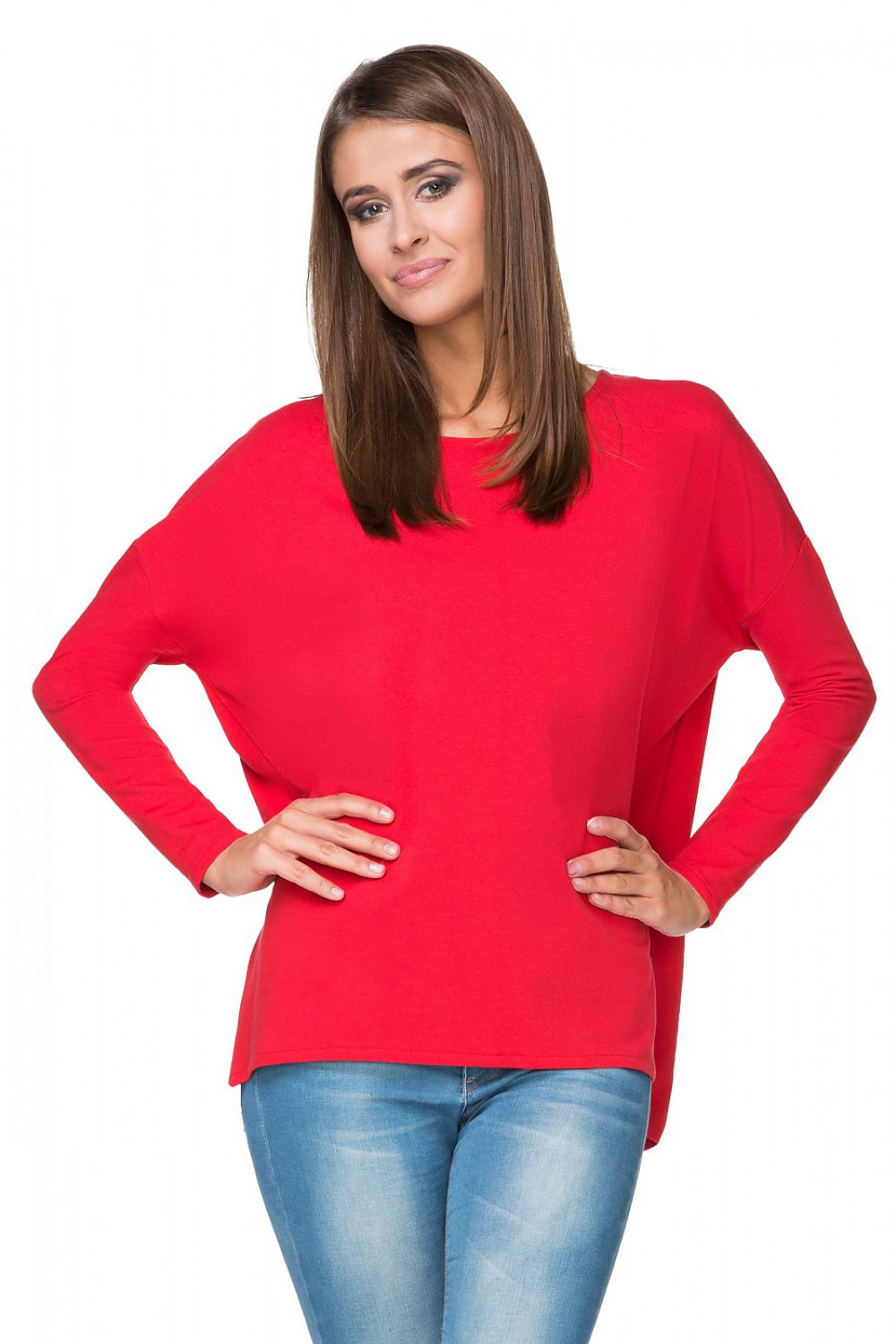   Bluza Damska Model T189/5 Red - Tessita 