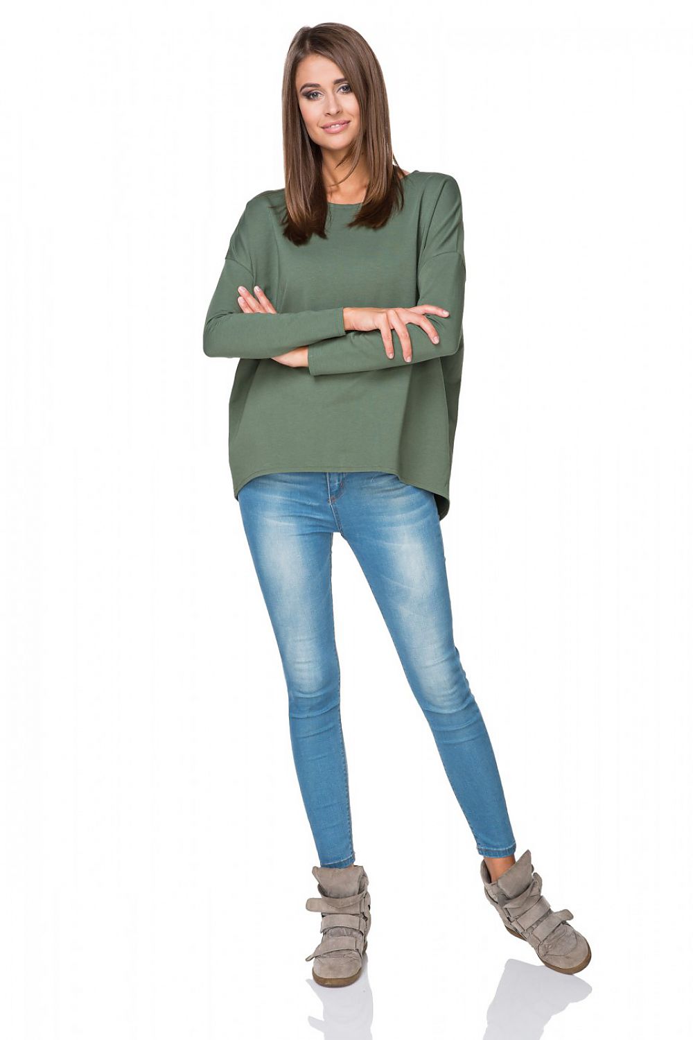   Bluza Damska Model T189/4 Green - Tessita 