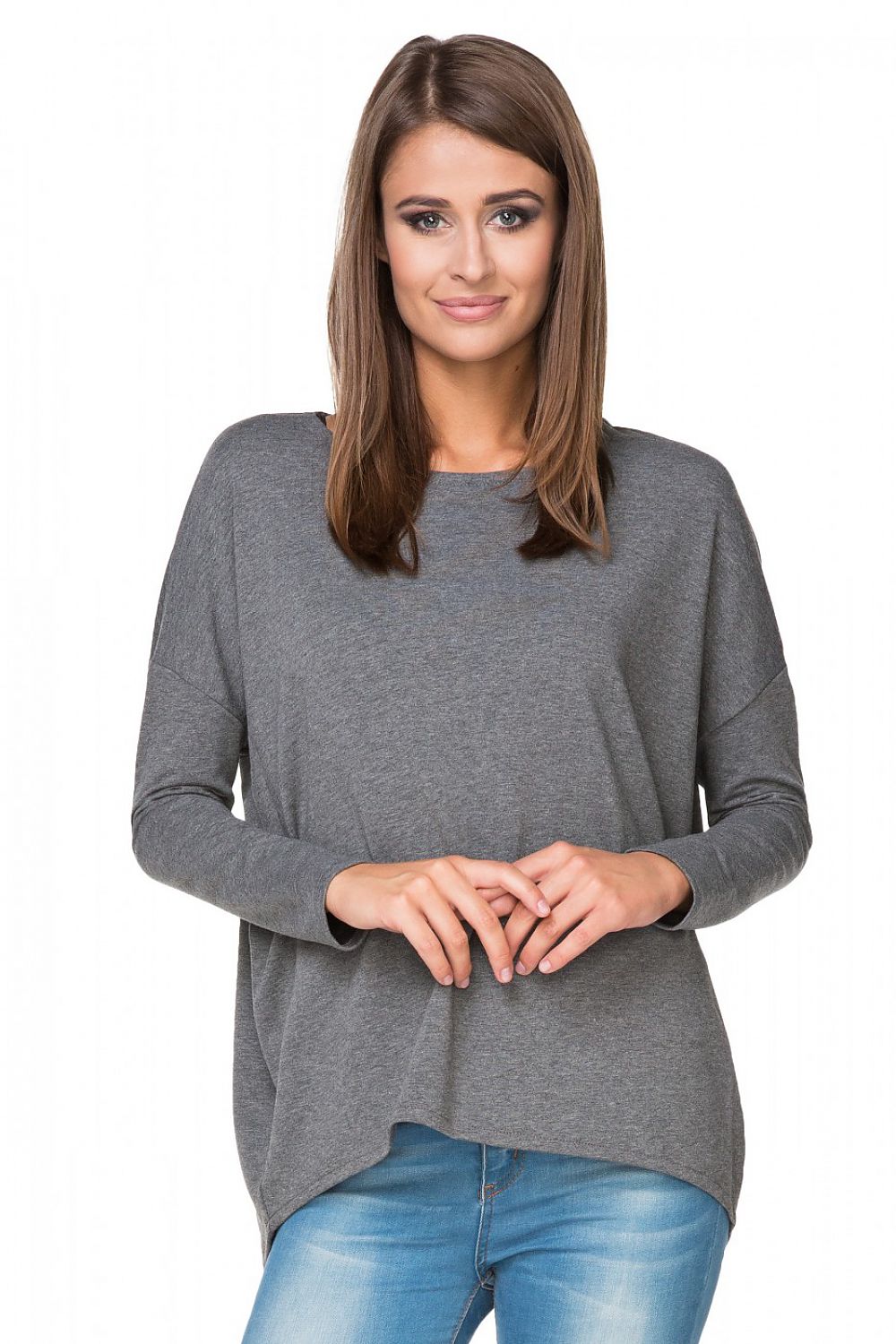   Bluza Damska Model T189/3 Grey - Tessita 