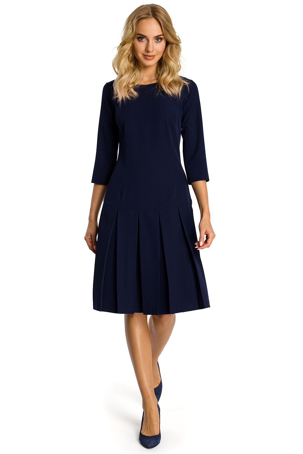  Sukienka Model MOE336 Navy - Moe 
