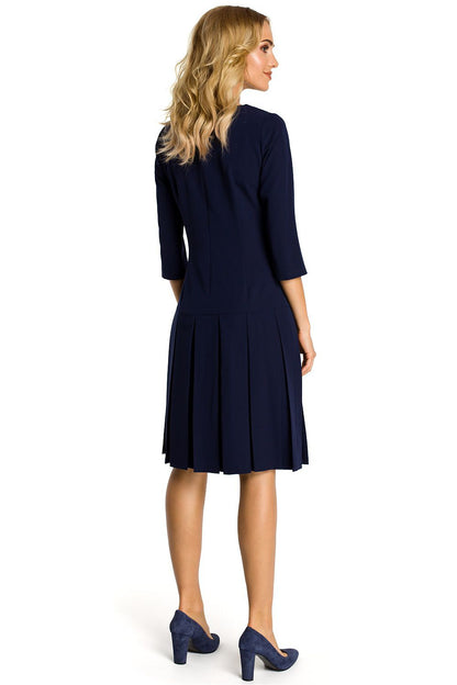  Sukienka Model MOE336 Navy - Moe 
