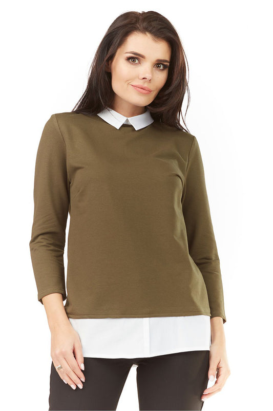   Bluzka Model A208 Khaki - awama 