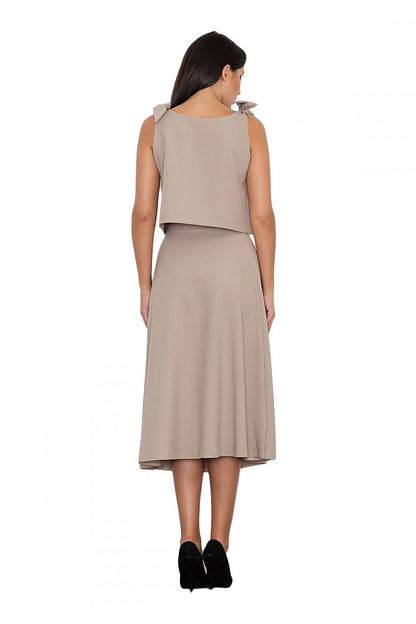  Spódnica Komplet Model M578 Beige - Figl 