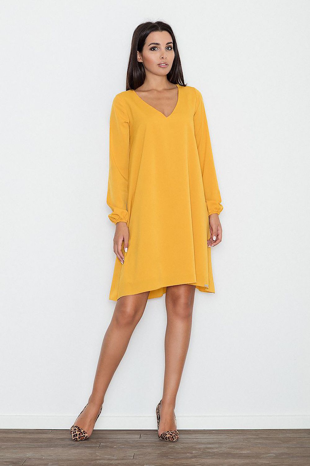  Sukienka Model M566 Yellow - Figl 
