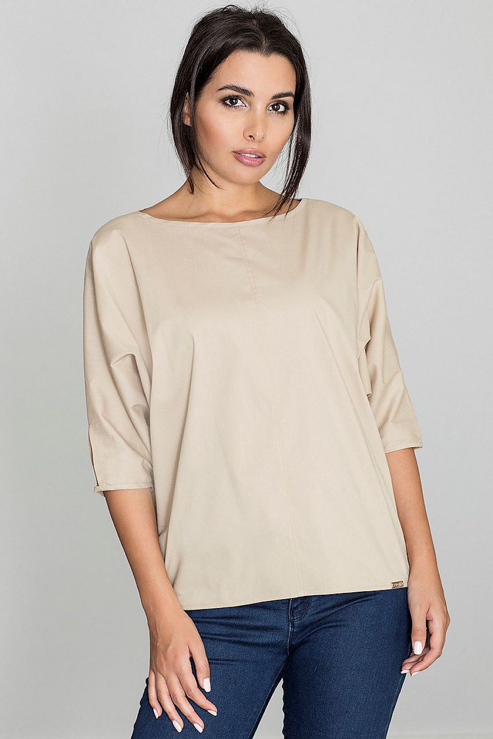   Bluzka Model M563 Beige - Figl 