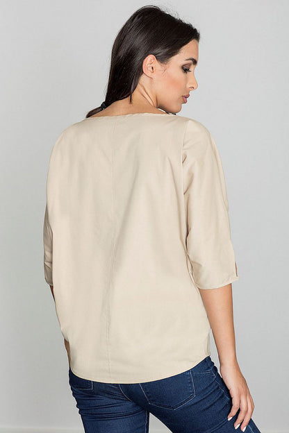   Bluzka Model M563 Beige - Figl 