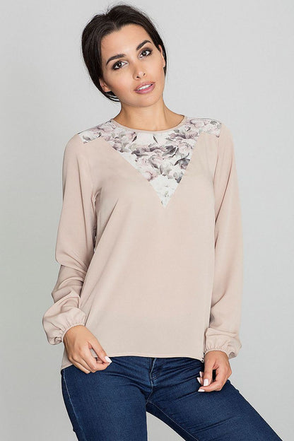   Bluzka Model M549 Beige - Figl 
