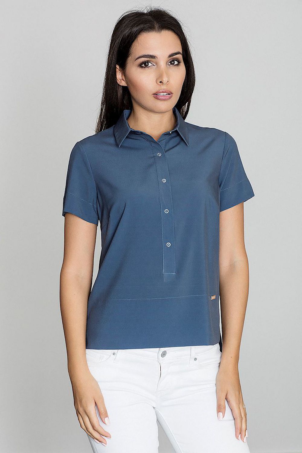   Bluzka Model M548 Navy - Figl 