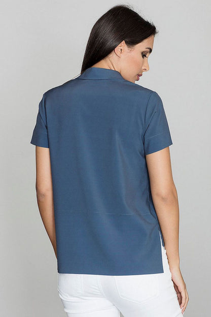   Bluzka Model M548 Navy - Figl 