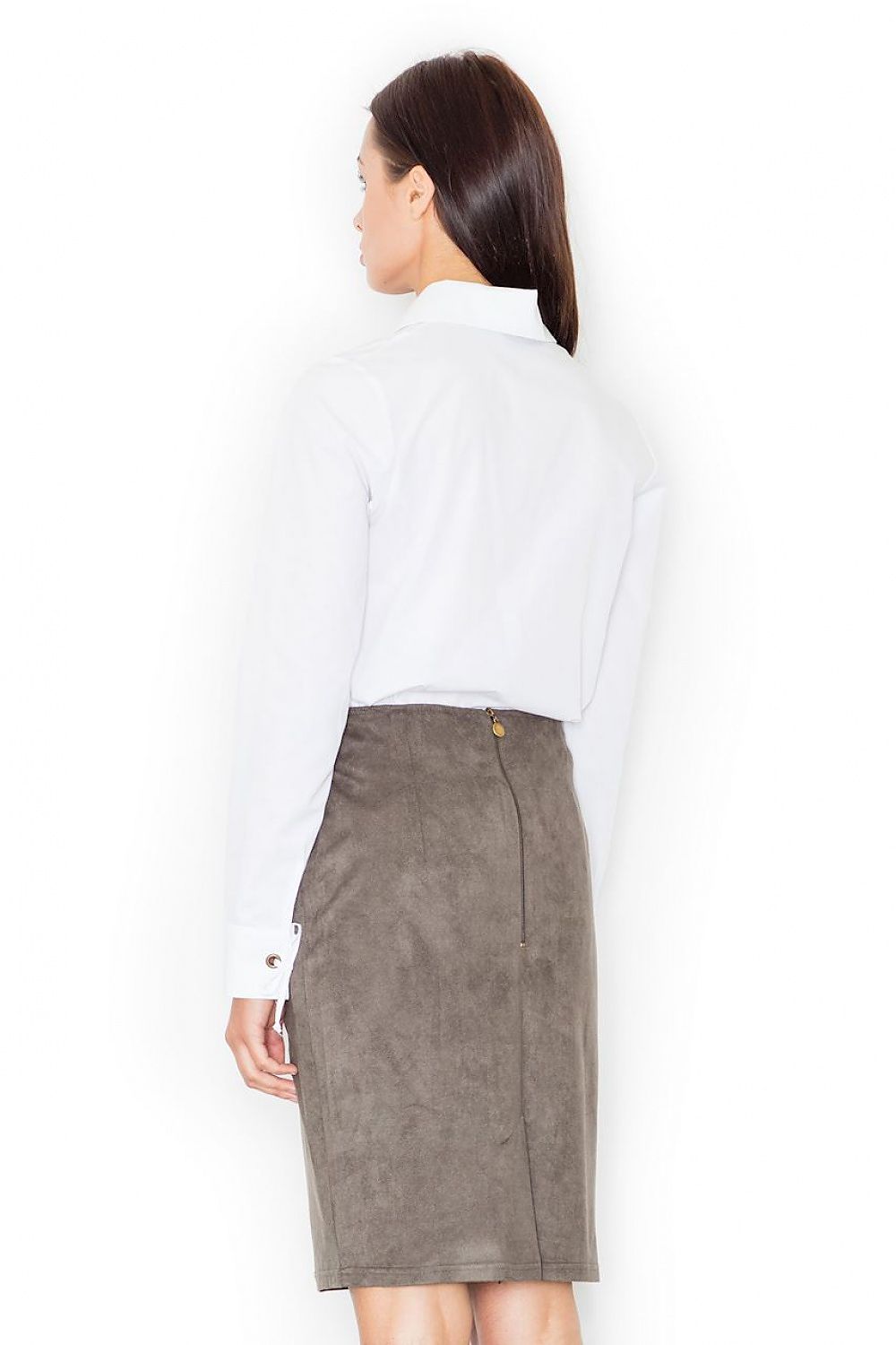  Spódnica Model M460 Oliwka - Figl 