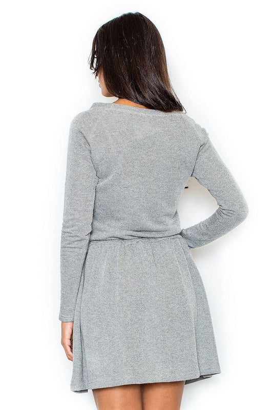  Sukienka Model 334 Dark Grey - Figl 