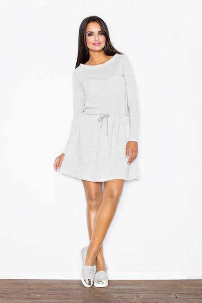  Sukienka Model 334 Light Grey - Figl 