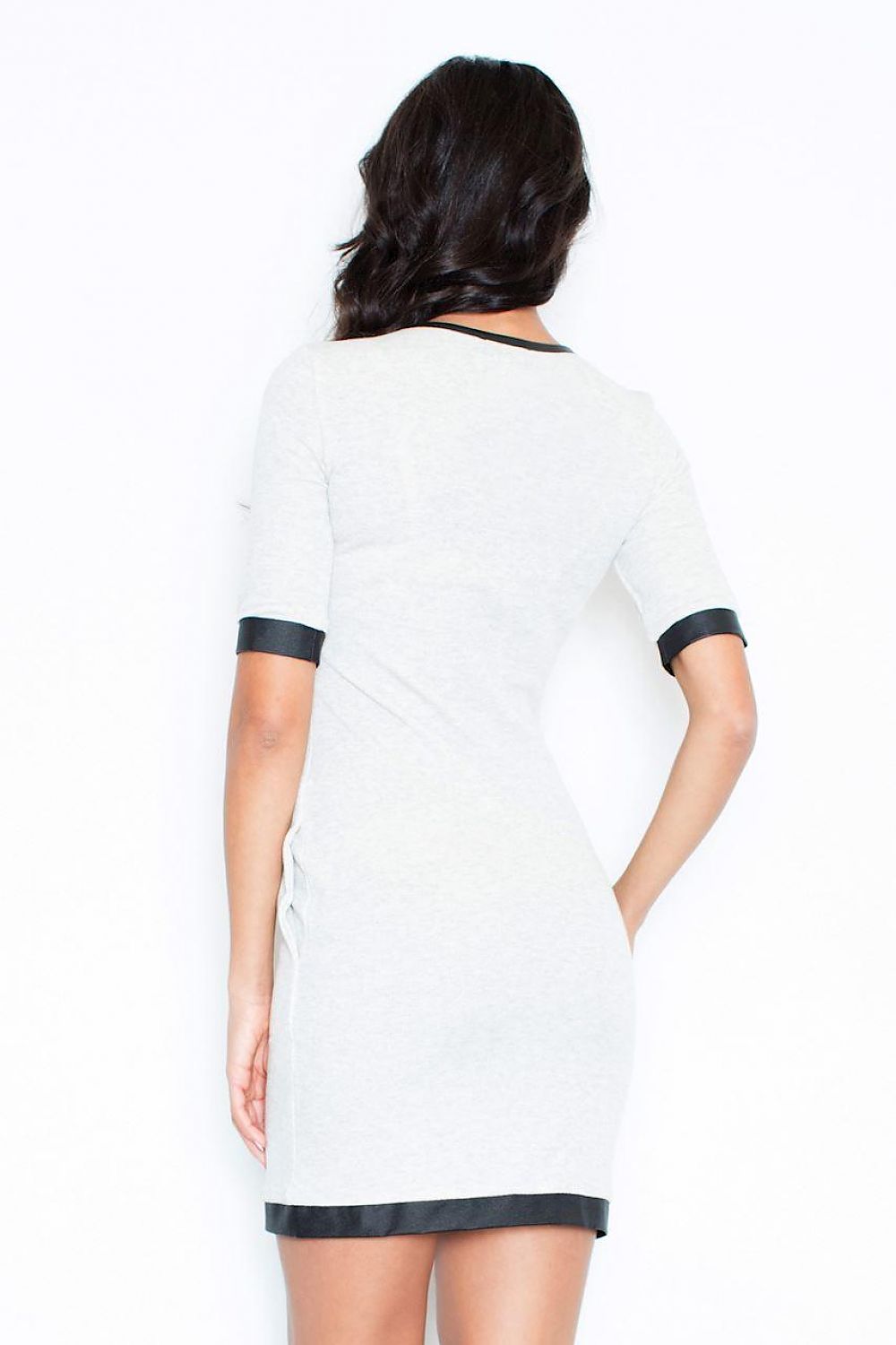  Sukienka Model 348 Light Grey - Figl 