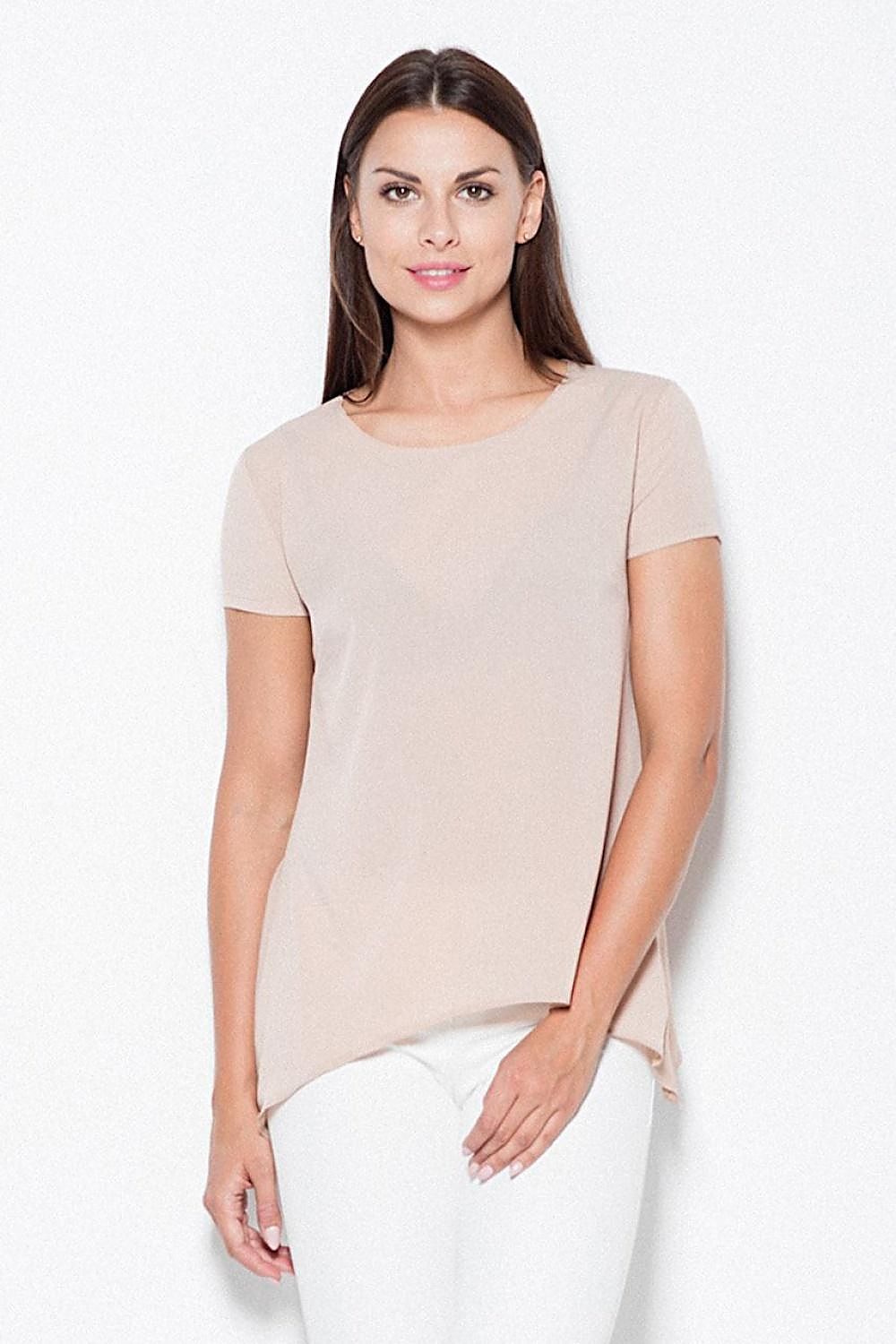   Bluzka Model VT084 Beige - Venaton 