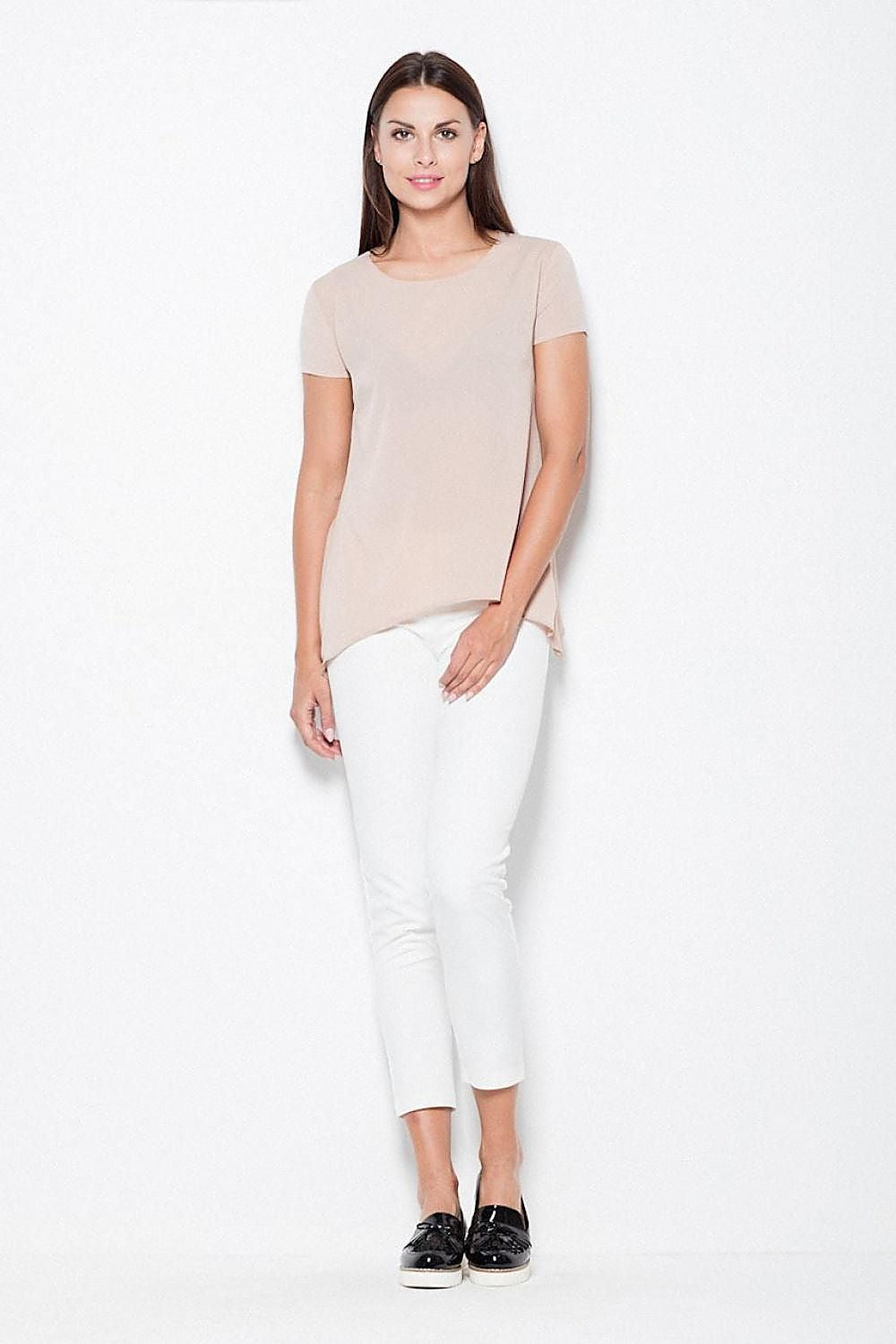   Bluzka Model VT084 Beige - Venaton 