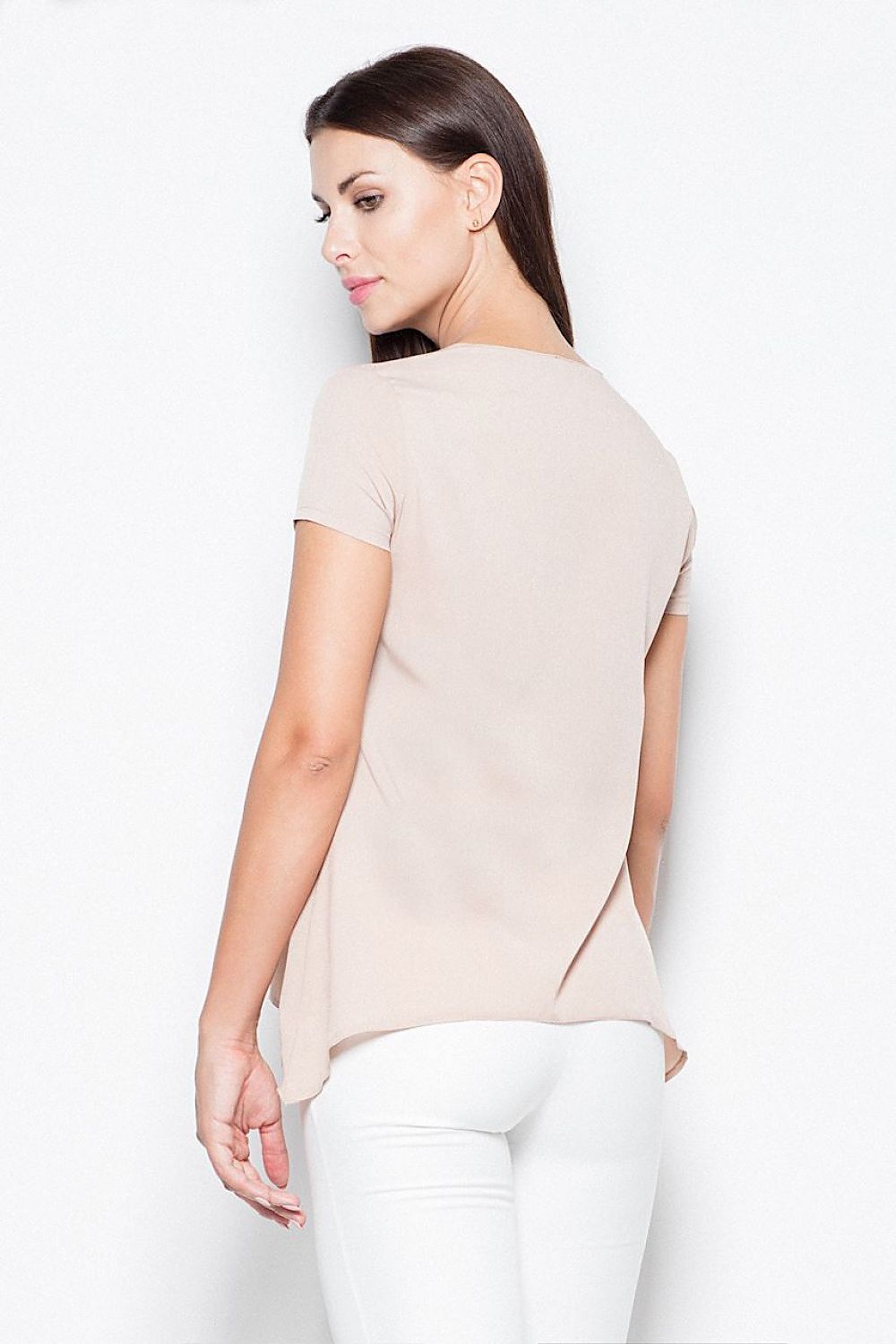   Bluzka Model VT084 Beige - Venaton 