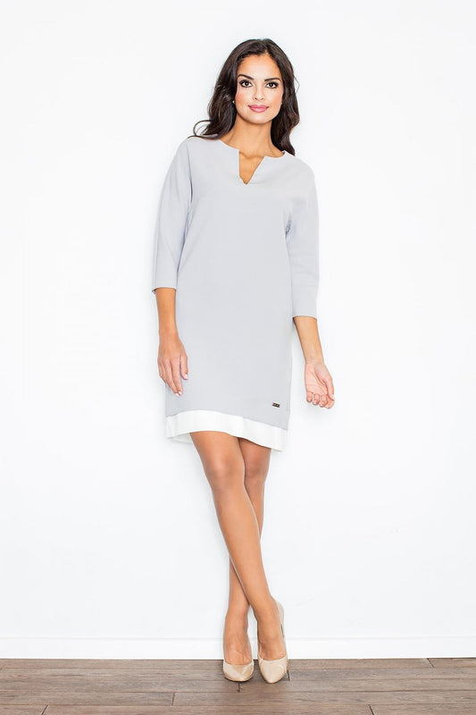  Sukienka Model 333 Grey - Figl 