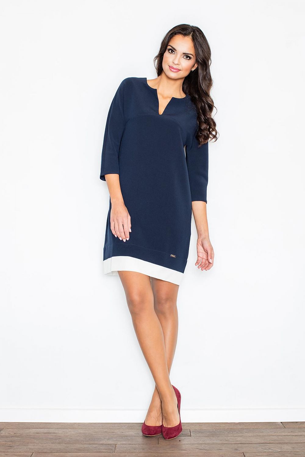  Sukienka Model 333 Navy - Figl 