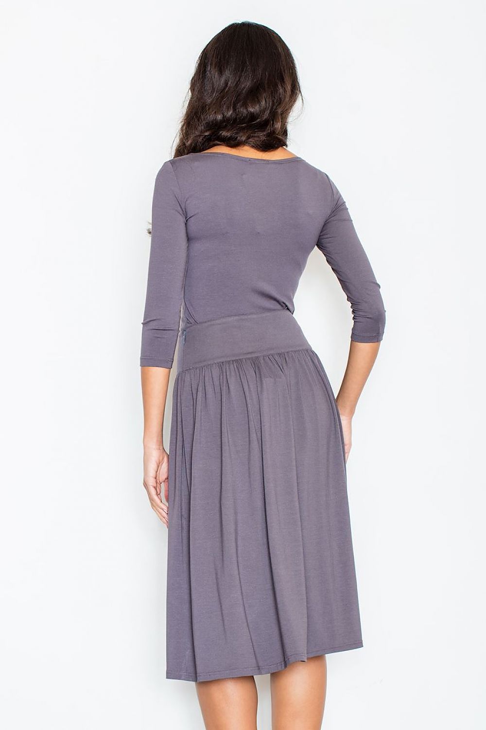  Sukienka Komplet Model 322 Grey - Figl 