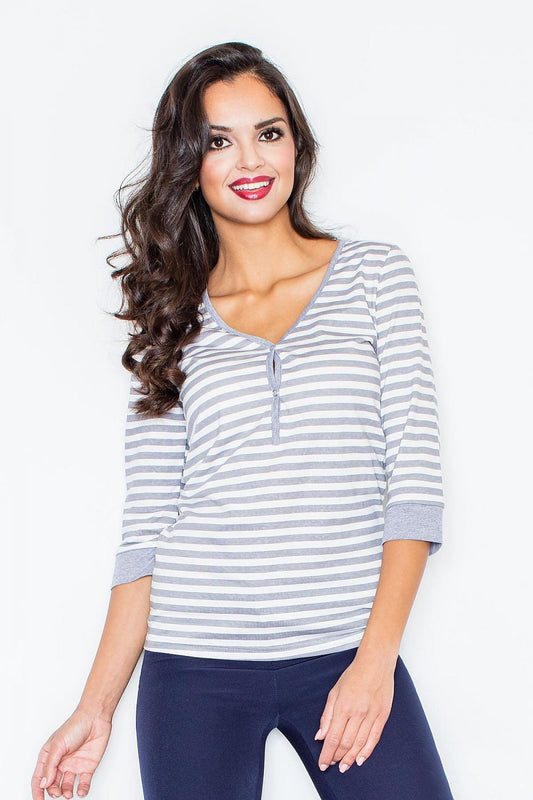   Bluzka Model 289 Grey - Figl 