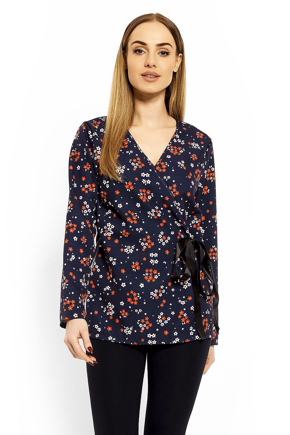   Bluzka Model 1626D Flowers - PeeKaBoo 