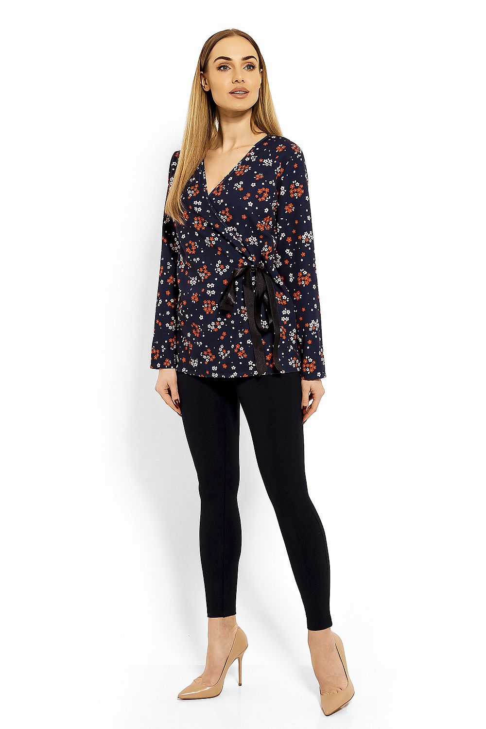   Bluzka Model 1626D Flowers - PeeKaBoo 