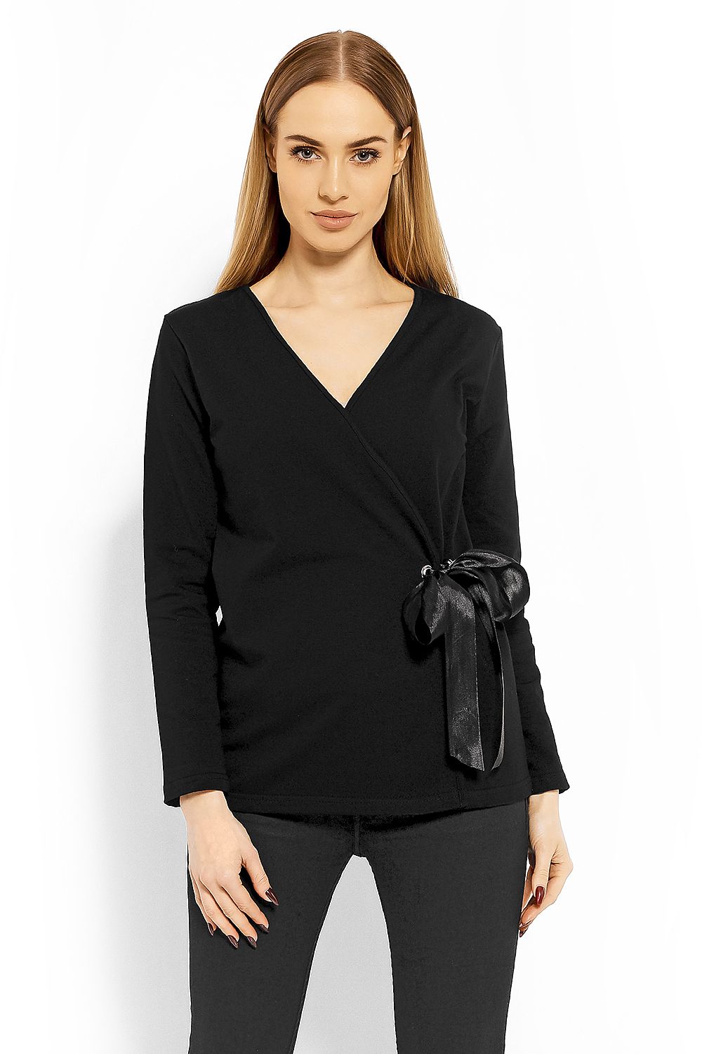   Bluzka Model 1626 Black - PeeKaBoo 