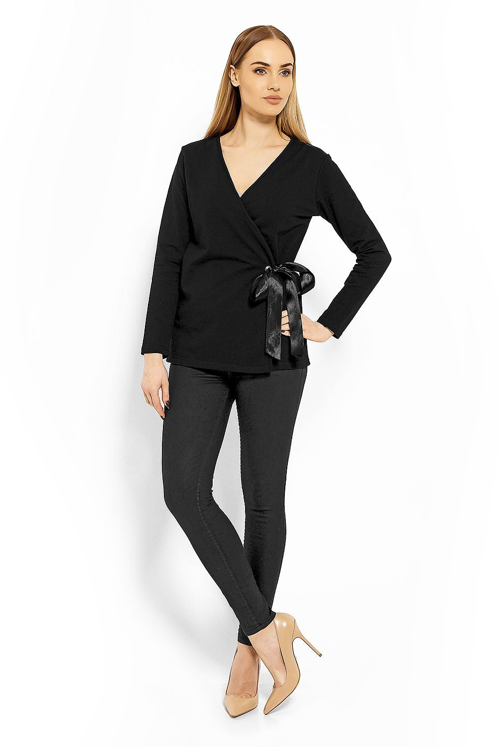   Bluzka Model 1626 Black - PeeKaBoo 
