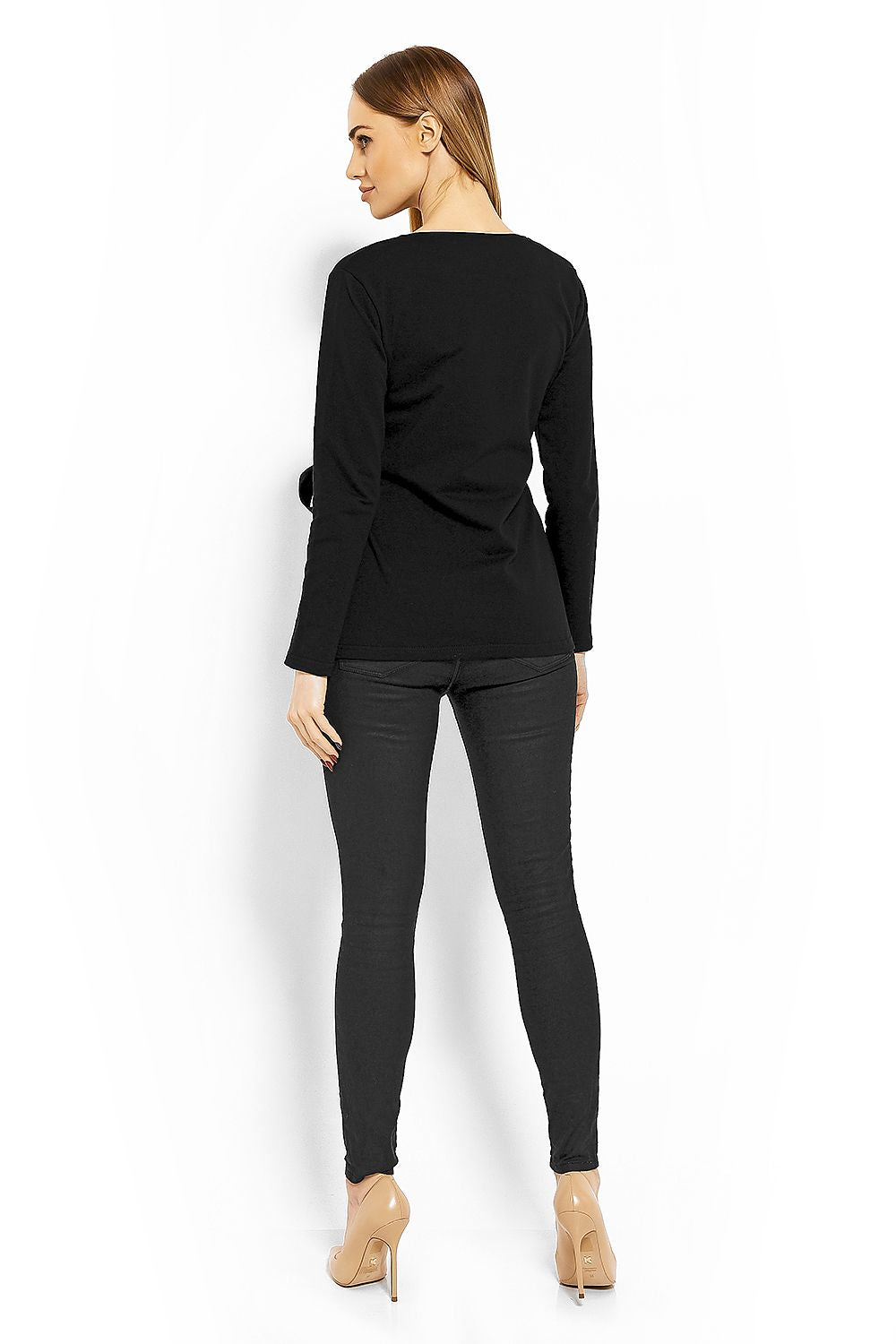   Bluzka Model 1626 Black - PeeKaBoo 