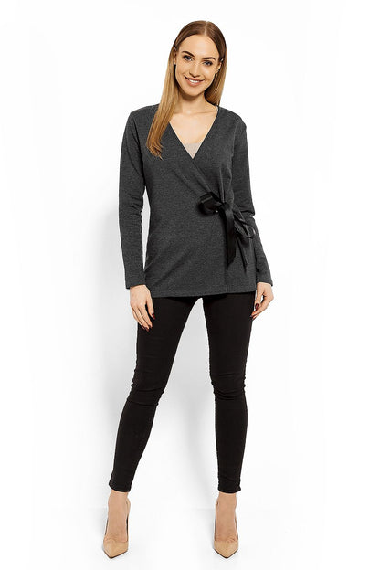   Bluzka Model 1626 Grafit - PeeKaBoo 