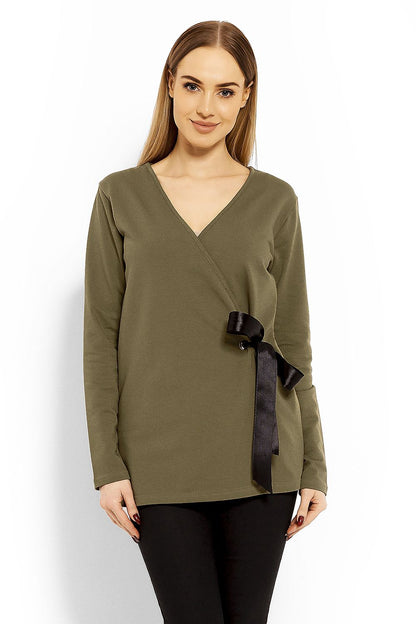   Bluzka Model 1626 Khaki - PeeKaBoo 