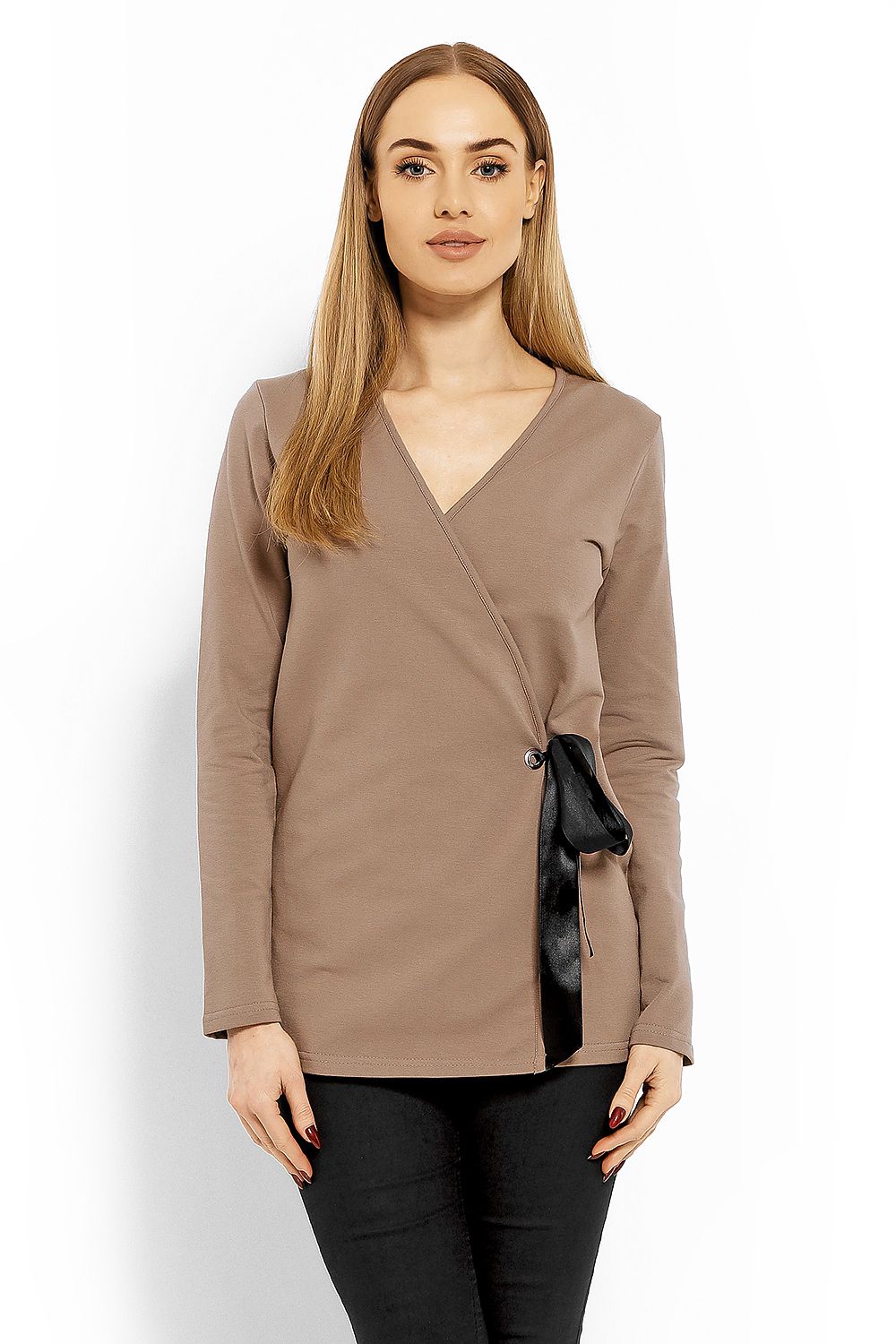   Bluzka Model 1626 Cappuccino - PeeKaBoo 