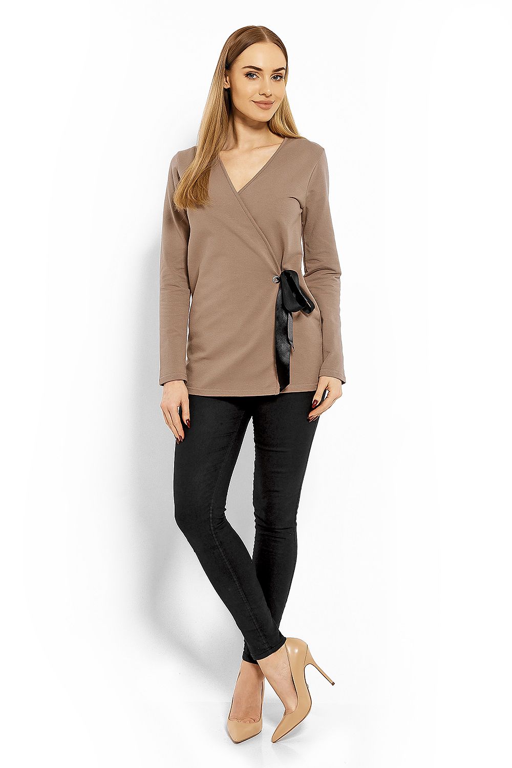   Bluzka Model 1626 Cappuccino - PeeKaBoo 