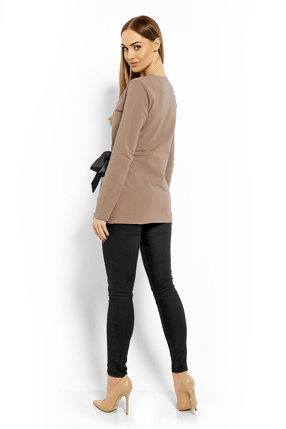   Bluzka Model 1626 Cappuccino - PeeKaBoo 