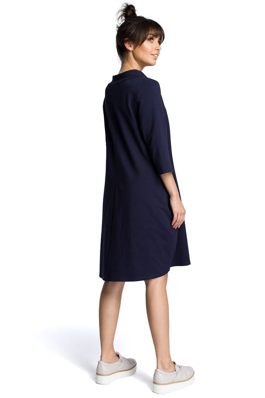  Sukienka Model B070 Navy - BeWear 