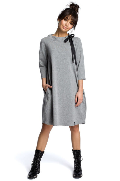  Sukienka Model B070 Grey - BeWear 