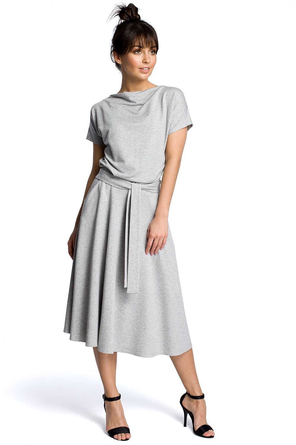  Sukienka Model B067 Grey - BeWear 