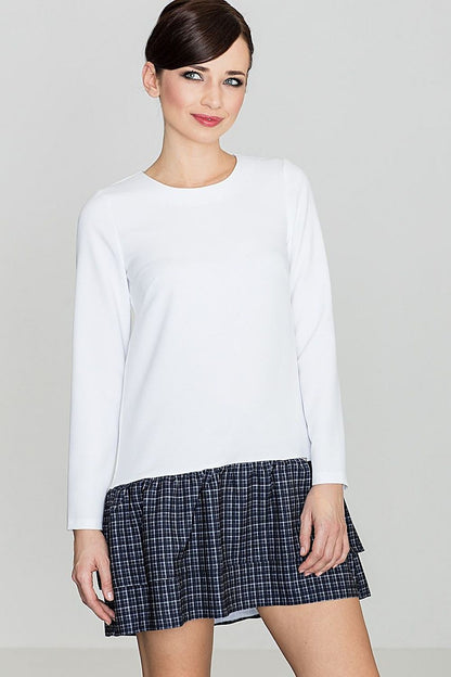  Sukienka Model K423 Wzór 40 White - Lenitif 