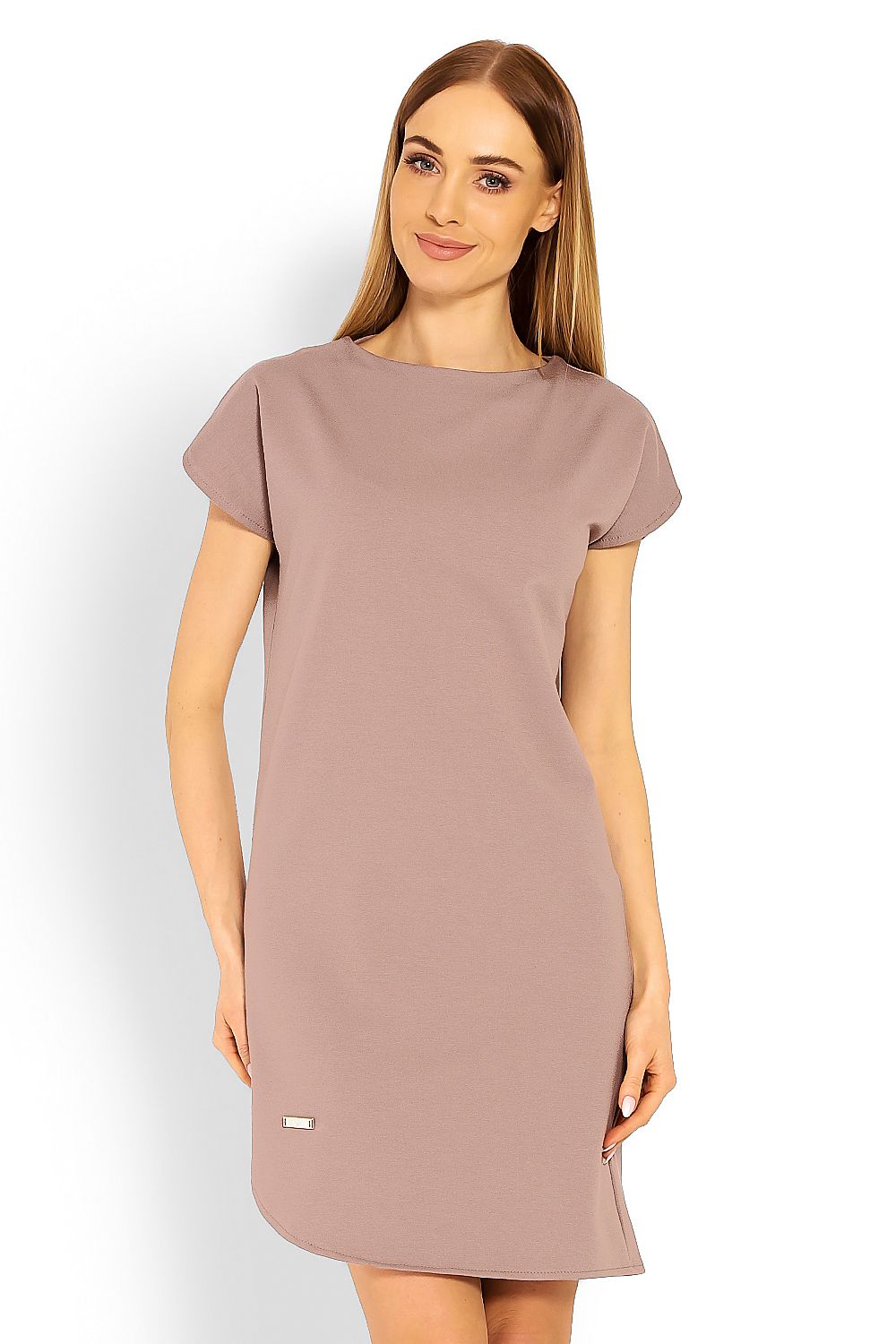 Sukienka Cappuccino - PeeKaBoo — cappuccino — Sukienka — EldoradoShop