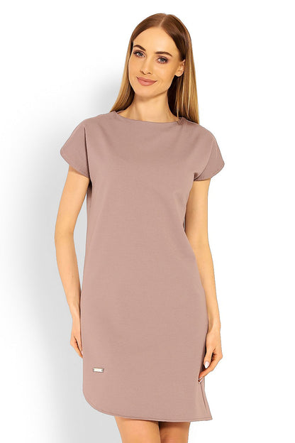 Sukienka Cappuccino - PeeKaBoo — cappuccino — Sukienka — EldoradoShop