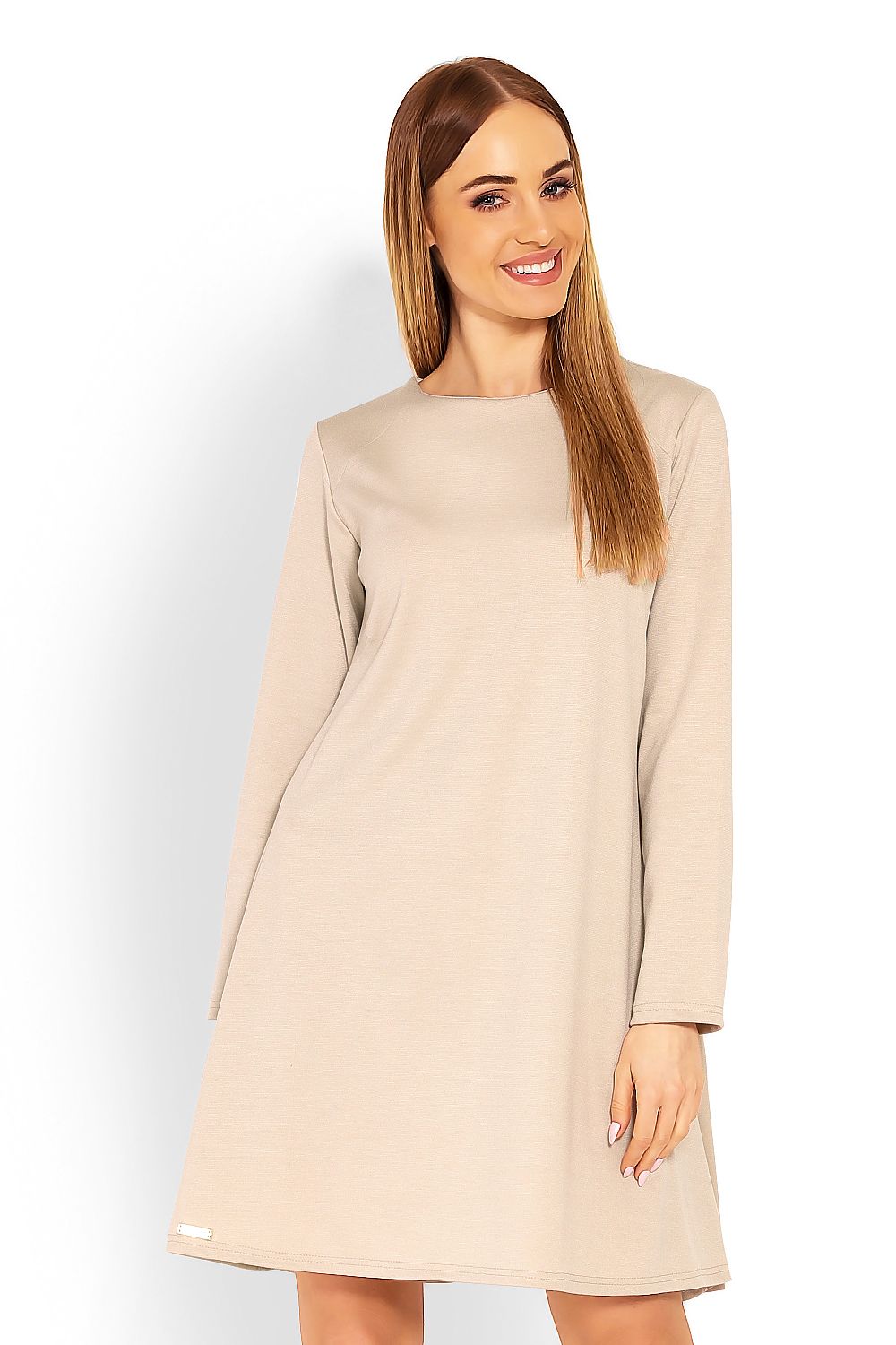 Sukienka Beige - PeeKaBoo — beżowa — Sukienka — EldoradoShop