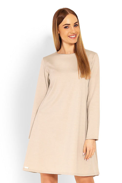 Sukienka Beige - PeeKaBoo — beżowa — Sukienka — EldoradoShop