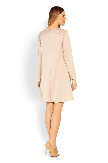 Sukienka Beige - PeeKaBoo — beżowa — Sukienka — EldoradoShop