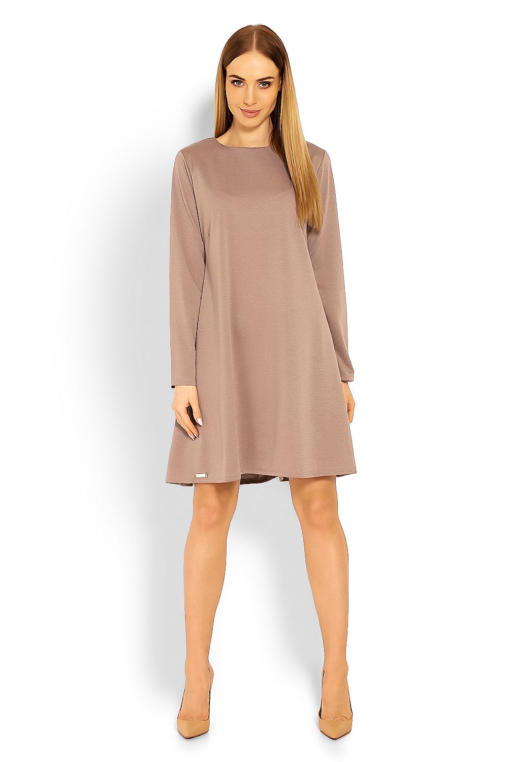 Sukienka Beige - PeeKaBoo — beżowa — Sukienka — EldoradoShop