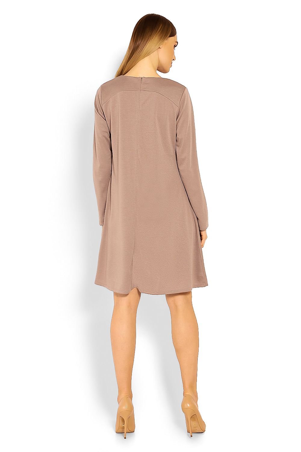 Sukienka Beige - PeeKaBoo — beżowa — Sukienka — EldoradoShop