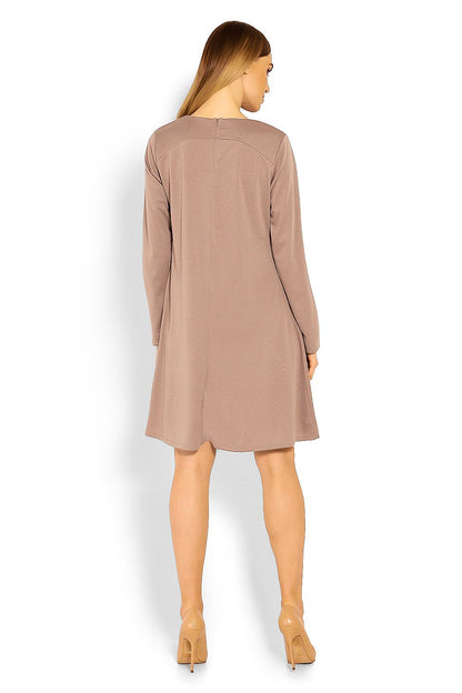 Sukienka Beige - PeeKaBoo — beżowa — Sukienka — EldoradoShop