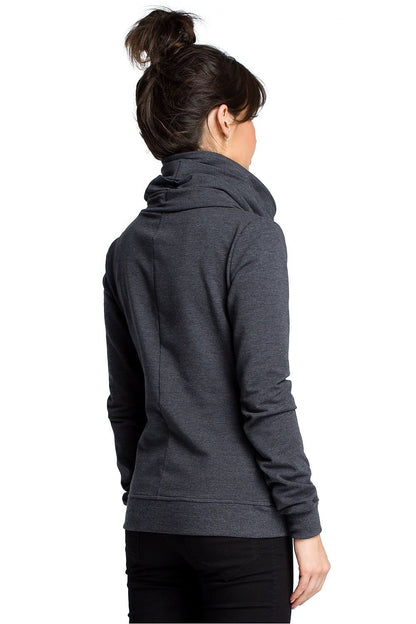   Bluza Damska Model B071 Grafit - BeWear 