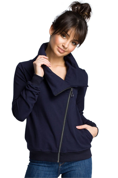   Bluza Damska Model B071 Navy - BeWear 